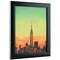 Craig Frames Contemporary Gallery Black Picture Frame with Mat